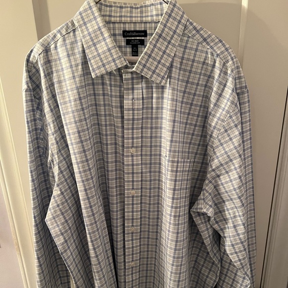 Long sleeve blue check shirt - Picture 1 of 1